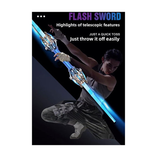 Light Up Laser Double Headed Sword with Sound
