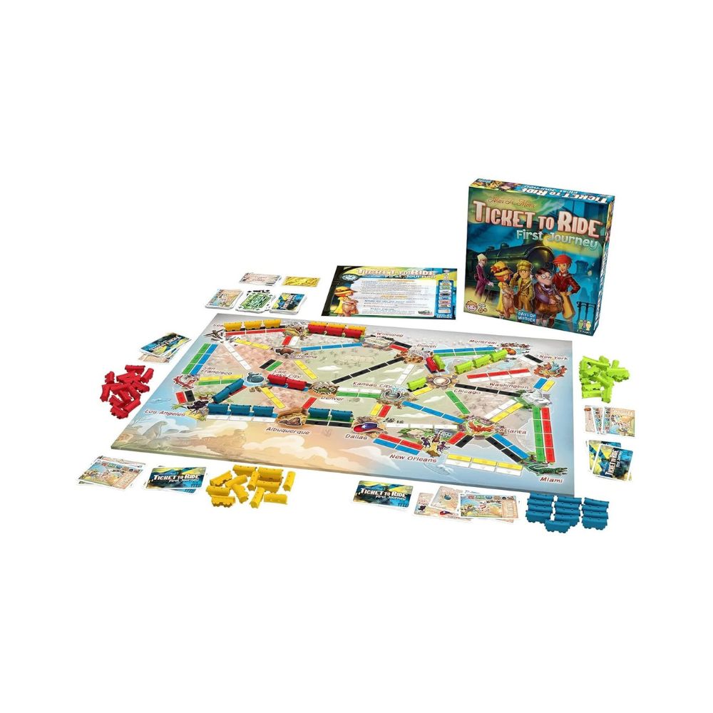 Ticket To Ride first Journey Board Game