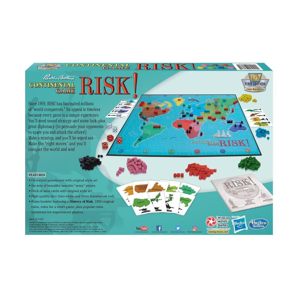 Risk: The 1959 Edition Continental Game