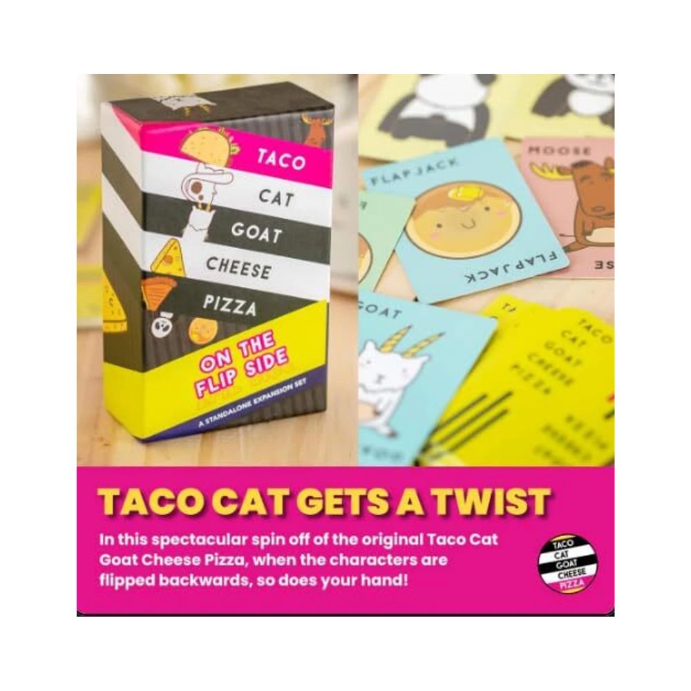 Taco Cat Goat Cheese Pizza: On The Flip Side