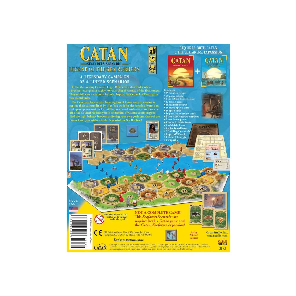 Catan Seafarers Scenarios Legend of the Sea Robbers