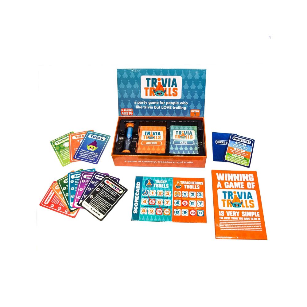 Trivia Trolls Board Game