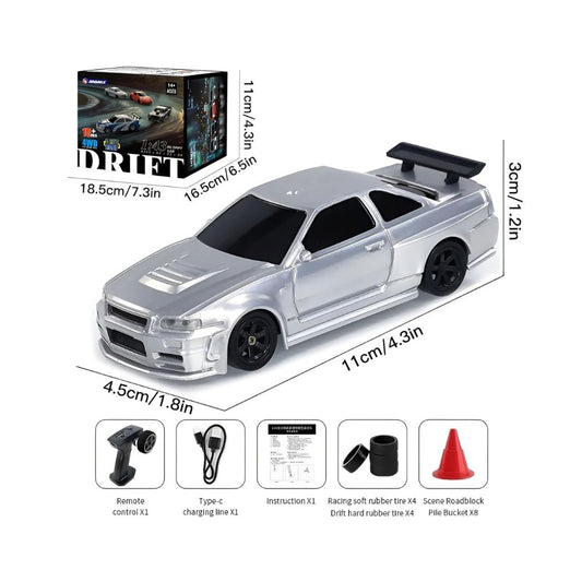 Fast & Furious 1:43 Mini RC Drift Car
