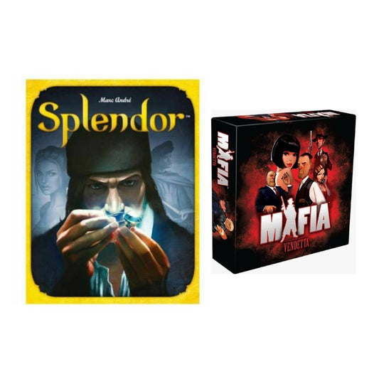 Strategy & Social Deduction Combo – Splendor + Mafia Vendetta