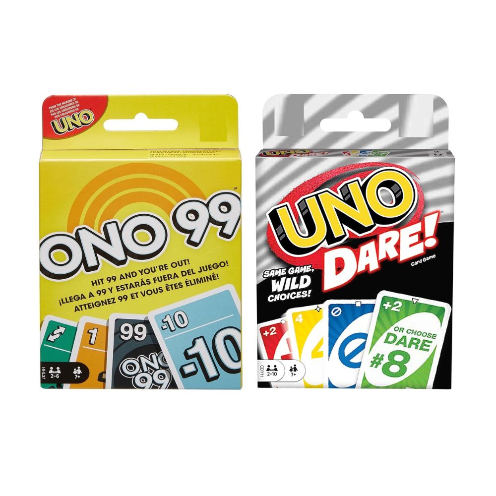 ONO 99 & UNO Dare Card Game Combo