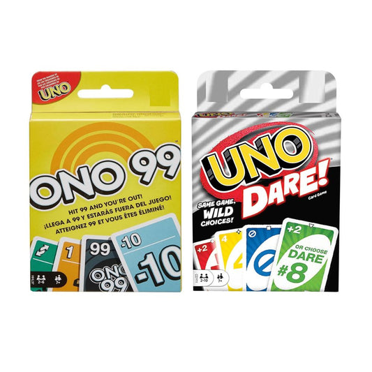 ONO 99 & UNO Dare Card Game Combo