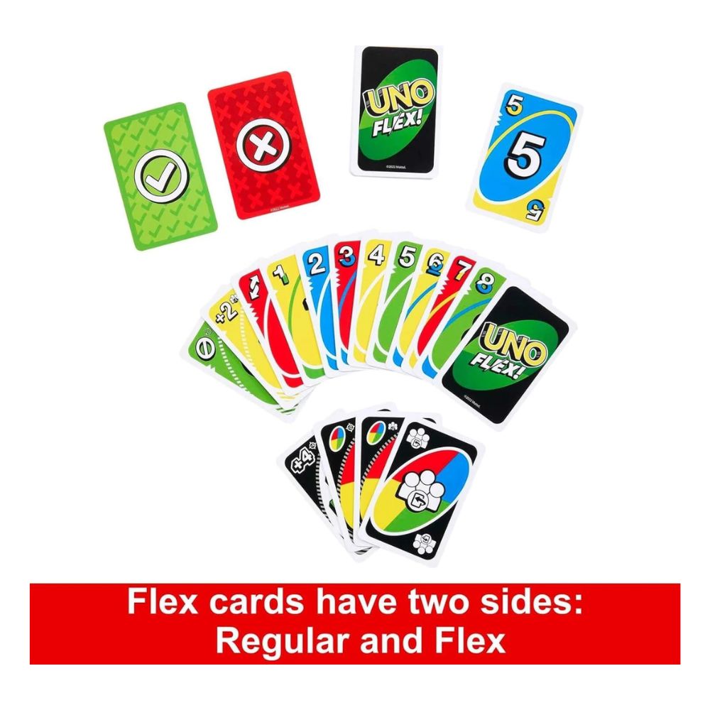 Uno Flex & Uno All Wild Combo Card Game