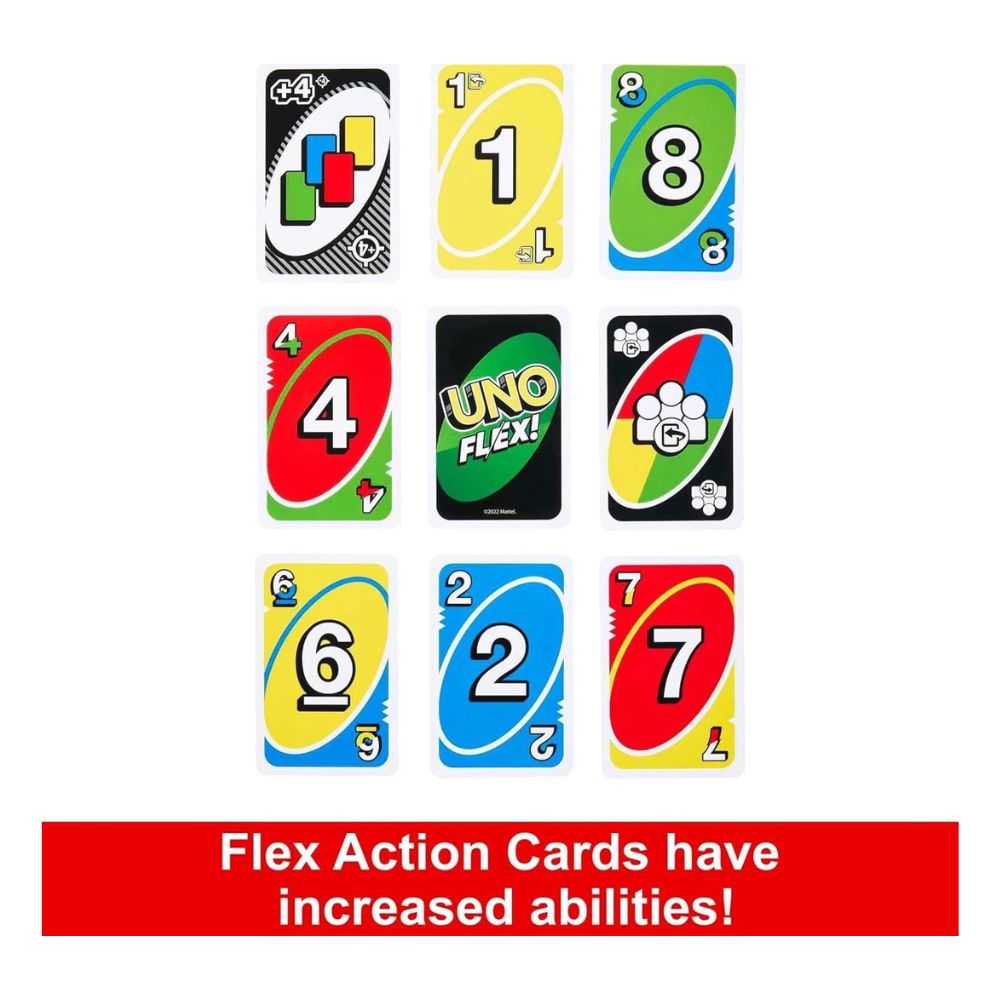 Uno Flex & Uno All Wild Combo Card Game