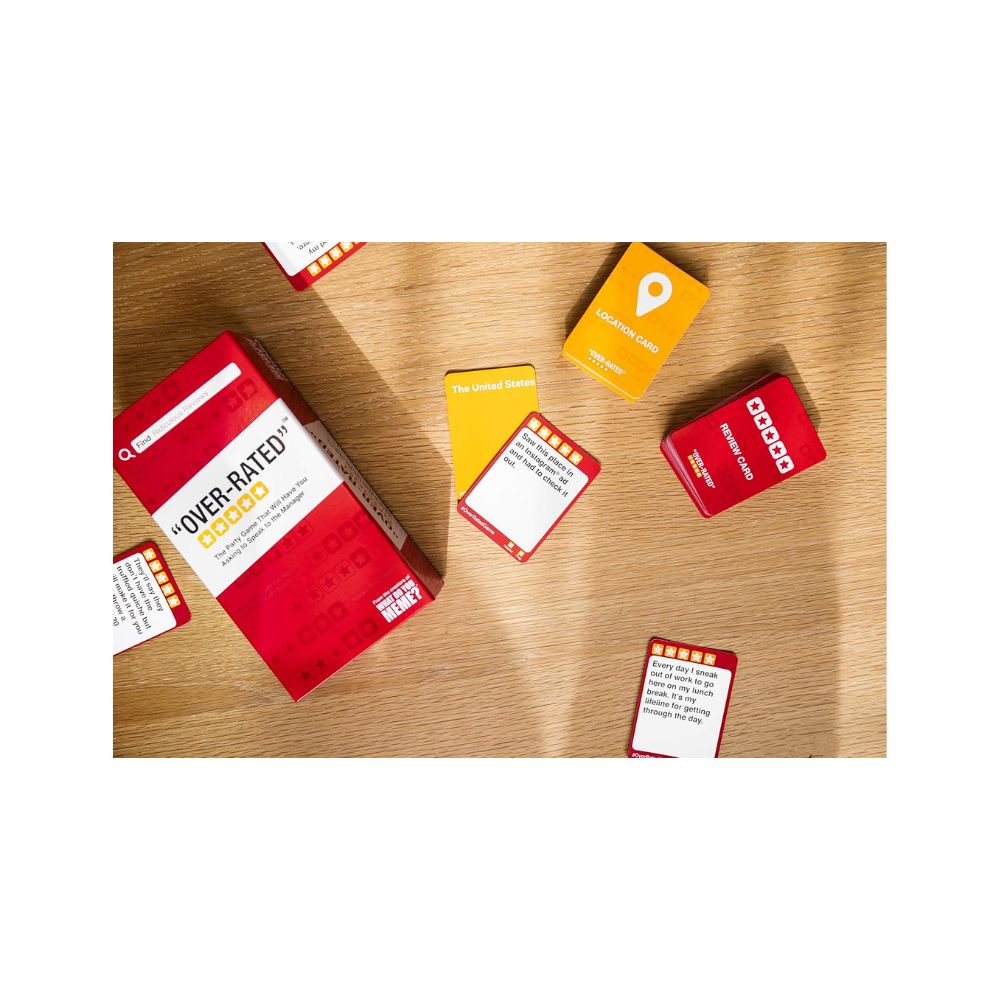 Over-Rated Card Game