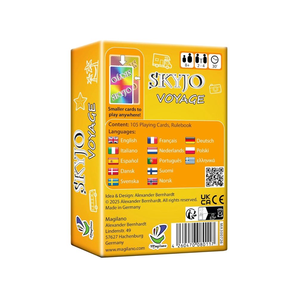 Skyjo Voyage Card Game