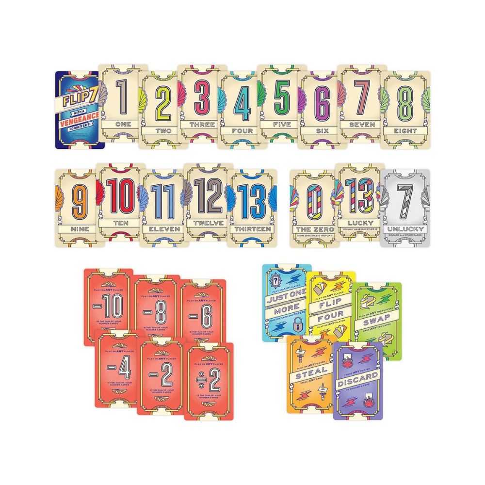 Flip 7: With a Vengeance Card Game