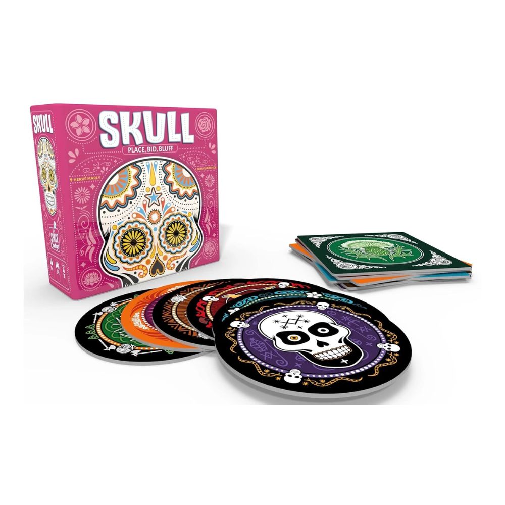 Skull Card Game Pink Edition