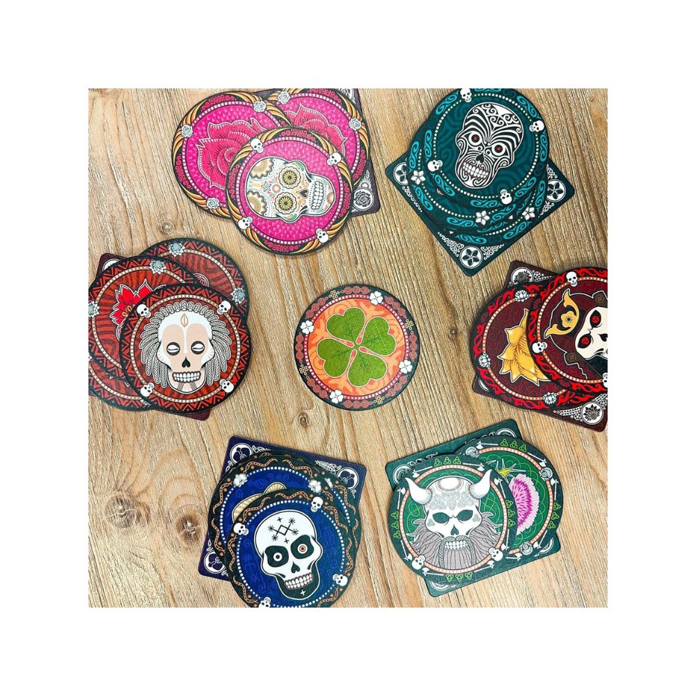 Skull Card Game Pink Edition
