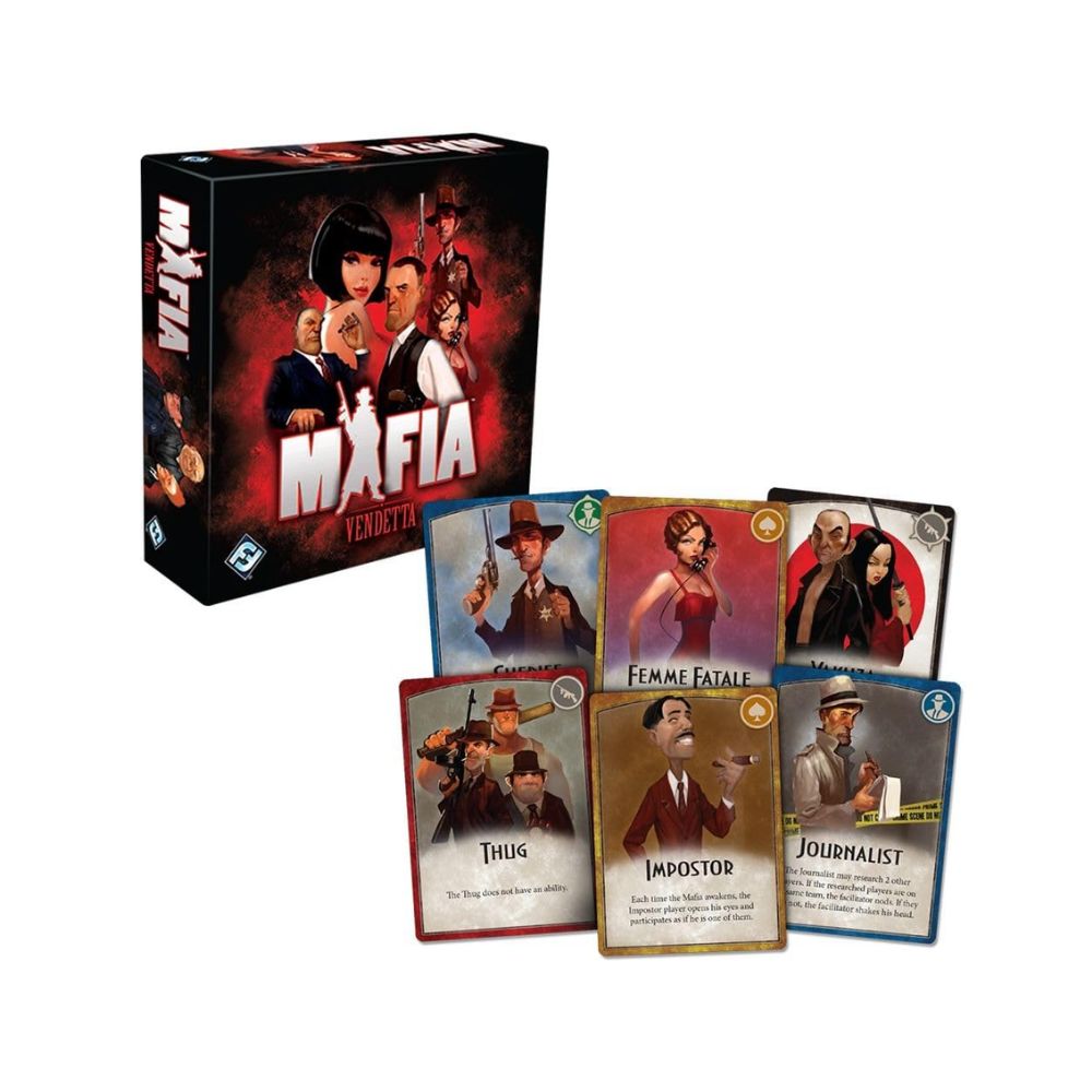 Bluff & Chaos Combo – Coup + Mafia Vendetta + Liar's UNO