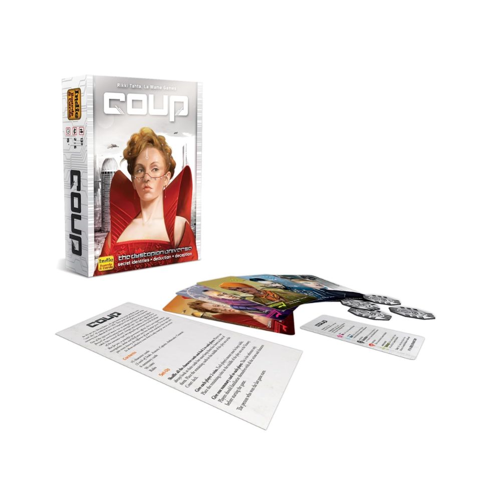 Bluff & Chaos Combo – Coup + Mafia Vendetta + Liar's UNO