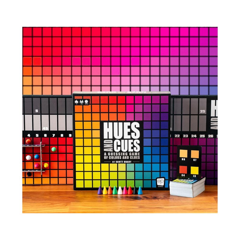Big Group Party Combo – Codenames Party + Hues and Cues + Happy Little Dinosaurs