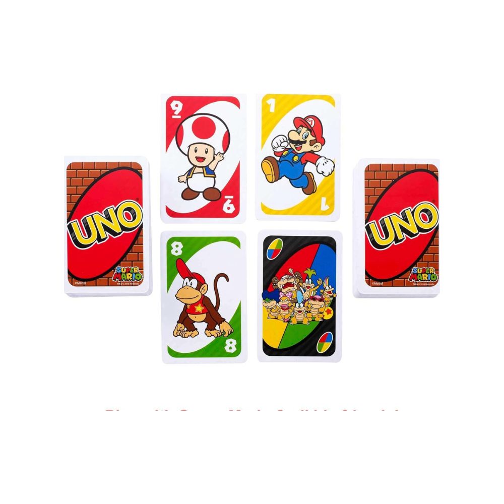 Uno Super Mario Card Game