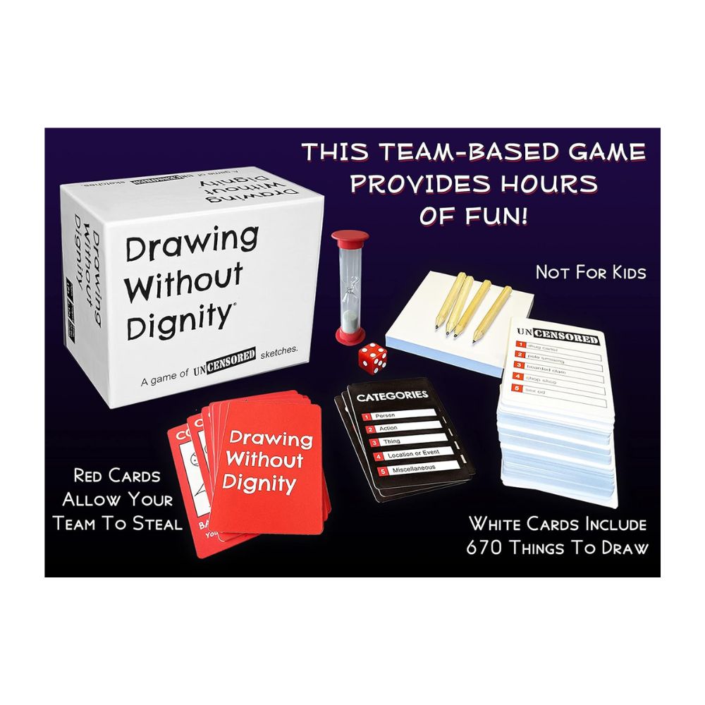 Drawing Without Dignity Card Game