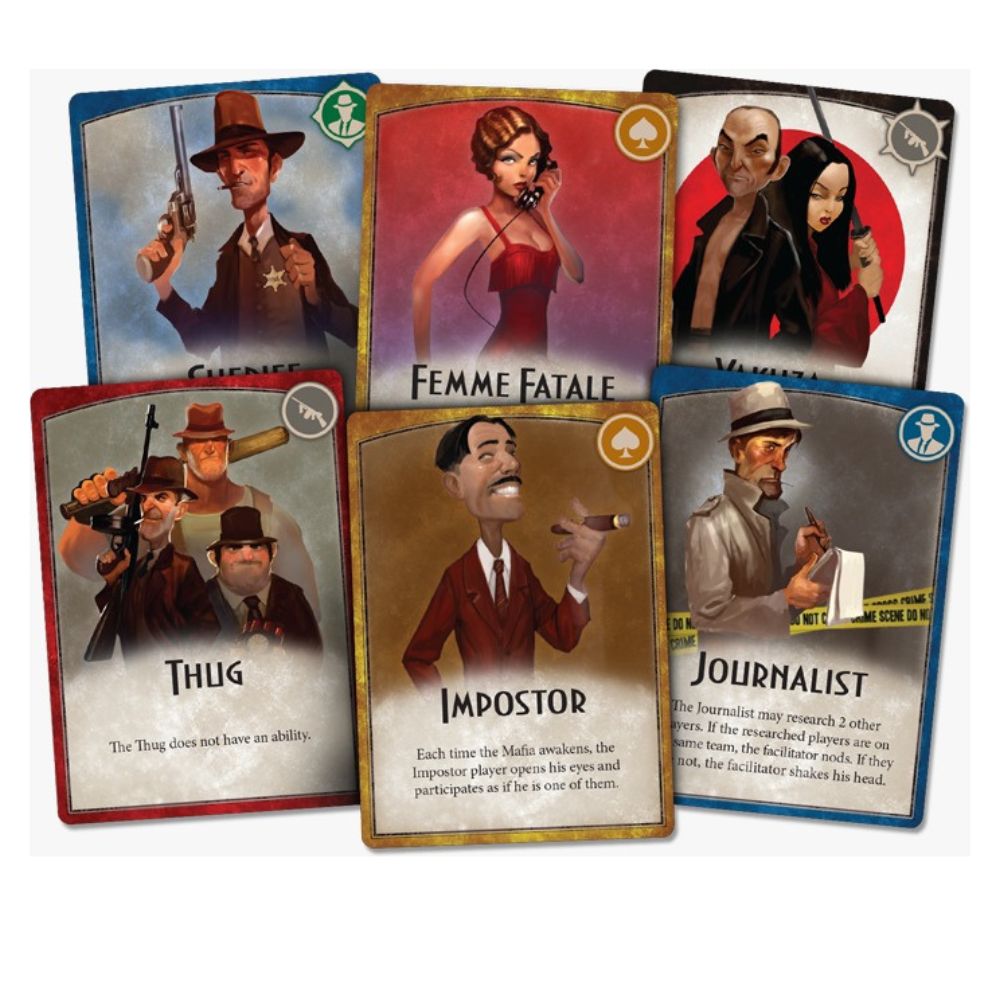 Ultimate Mystery & Deduction Combo – Codenames + Mafia Vendetta + Cluedo Suspect