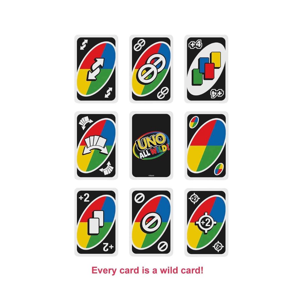 Ultimate UNO Party Combo – UNO Flex + UNO Teams + UNO No Mercy + UNO All Wild + UNO Dare + DOS