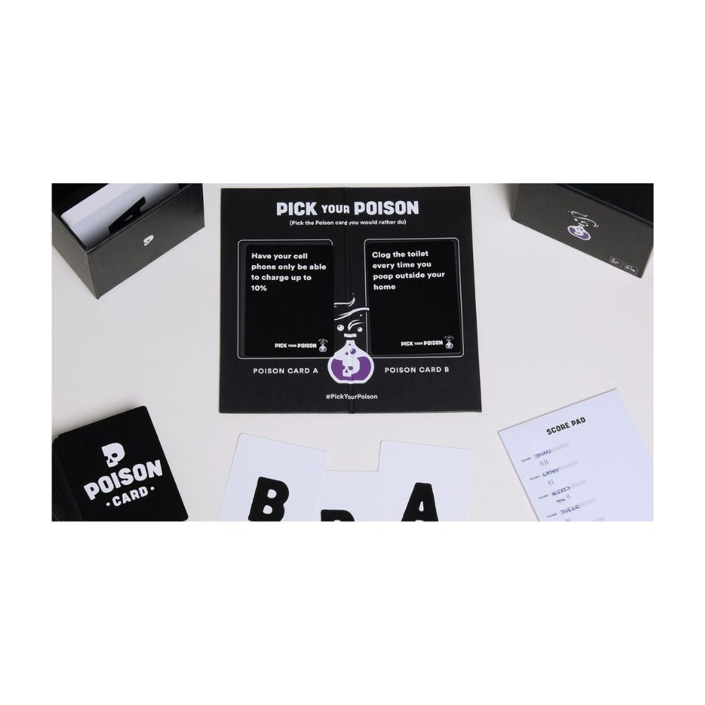 Pick Your Poison Card Game💀