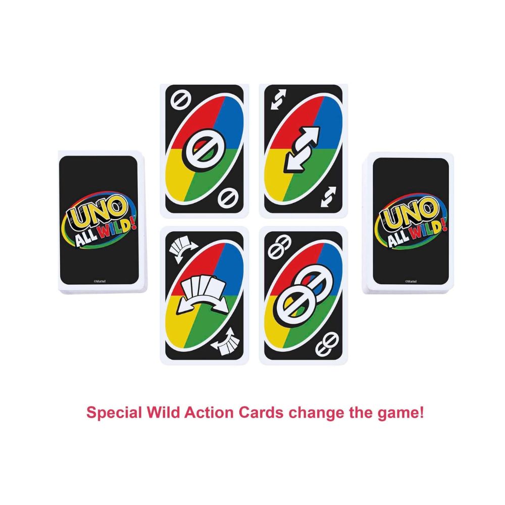 ONO 99 & UNO All Wild Card Game Combo