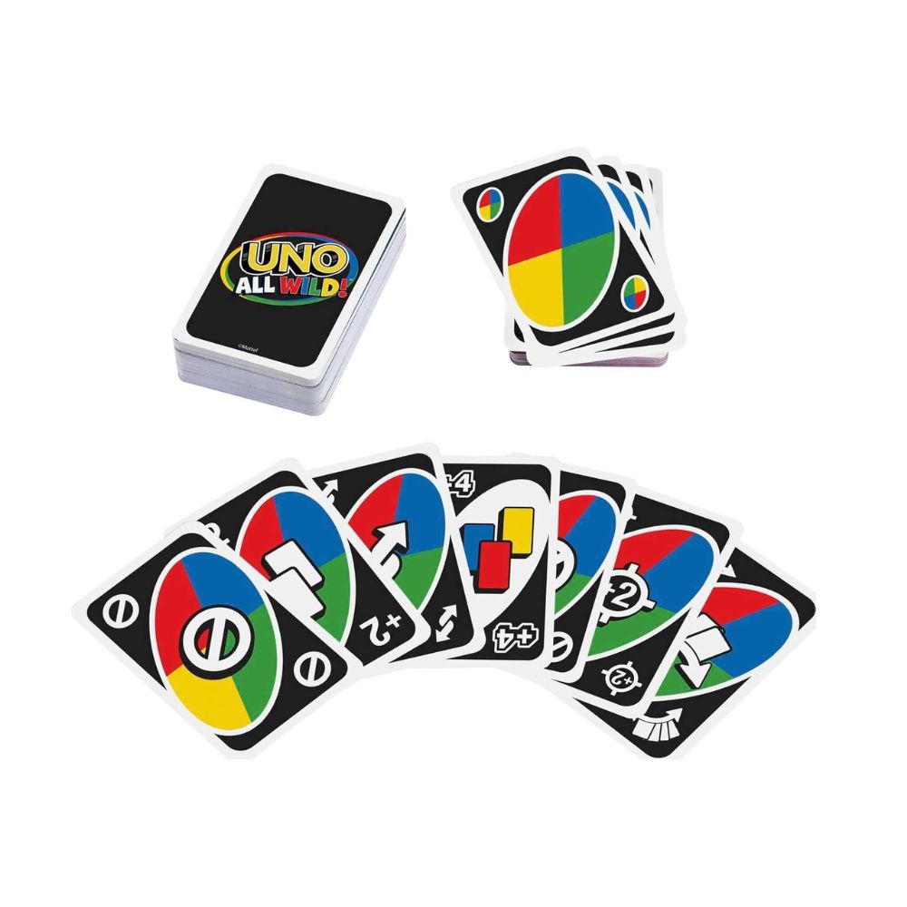 ONO 99 & UNO All Wild Card Game Combo