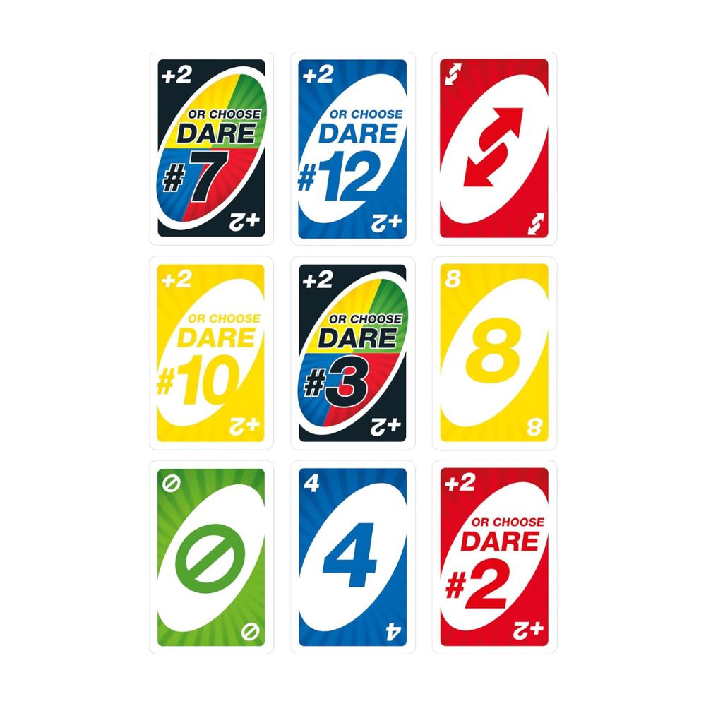 ONO 99 & UNO Dare Card Game Combo