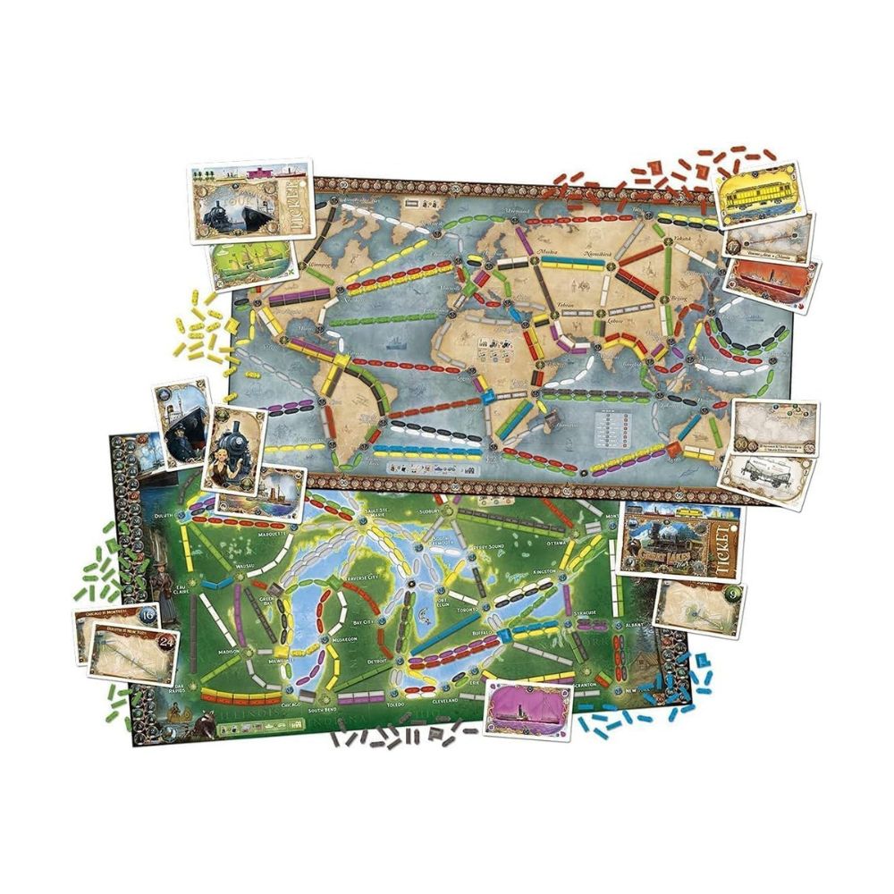 Ticket to Ride Rails and Sails Board Game