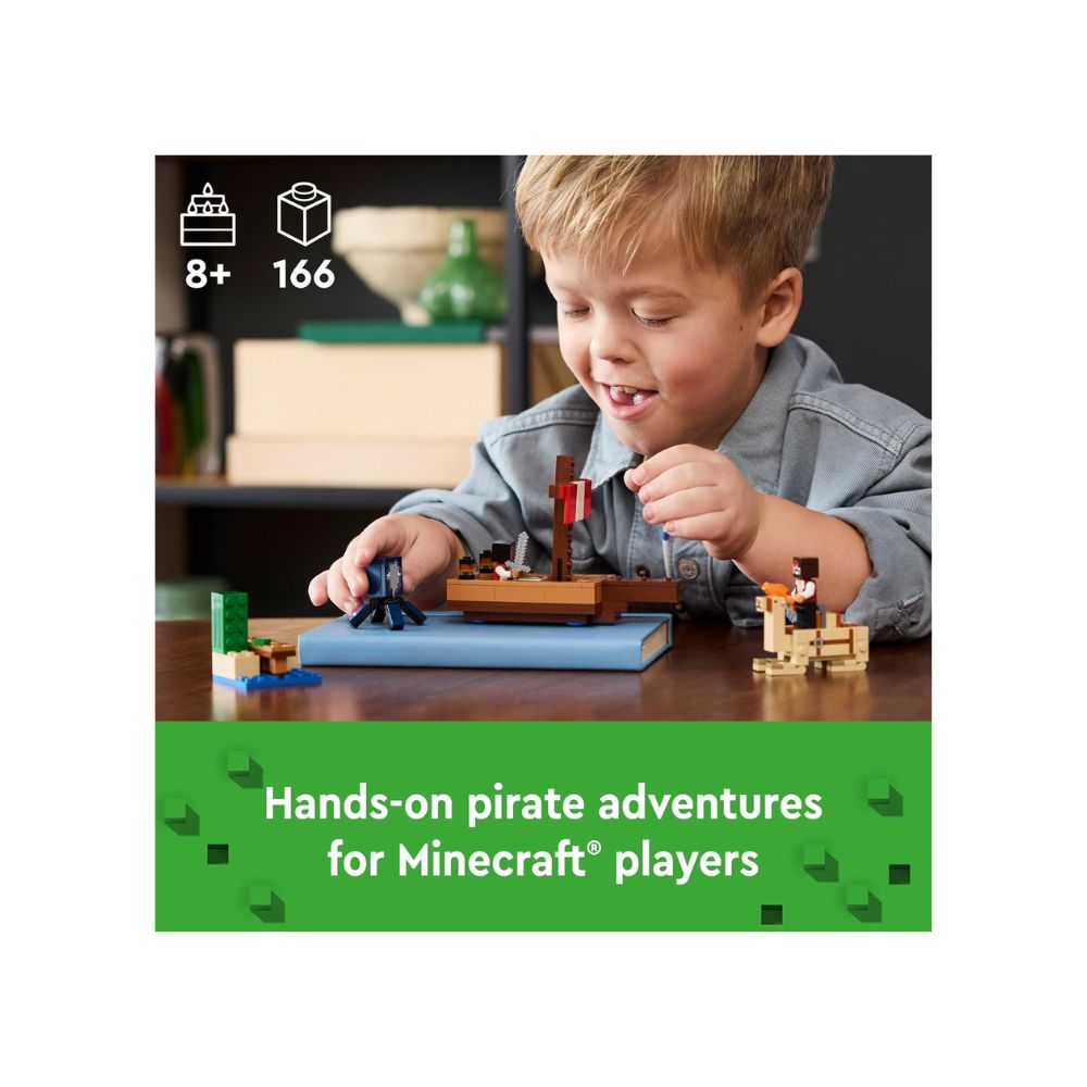 Lego Minecraft The Pirate Ship Voyage Boat