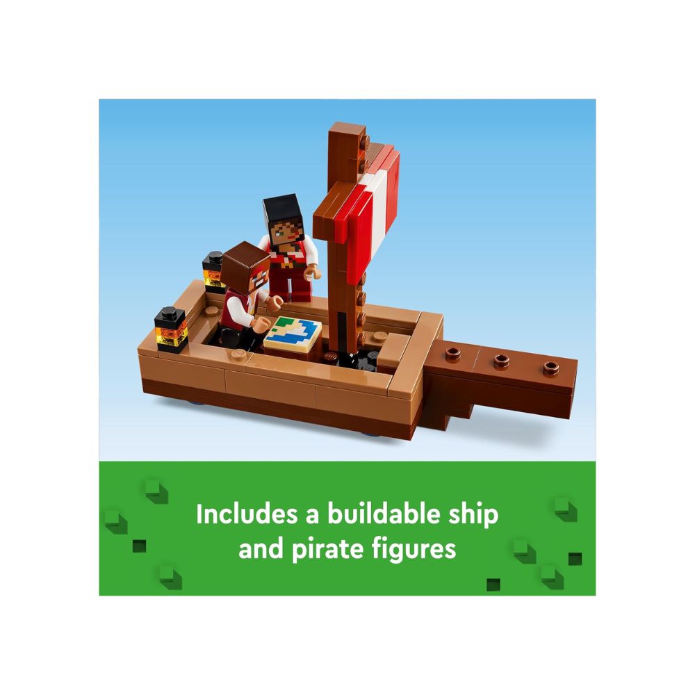 Lego Minecraft The Pirate Ship Voyage Boat