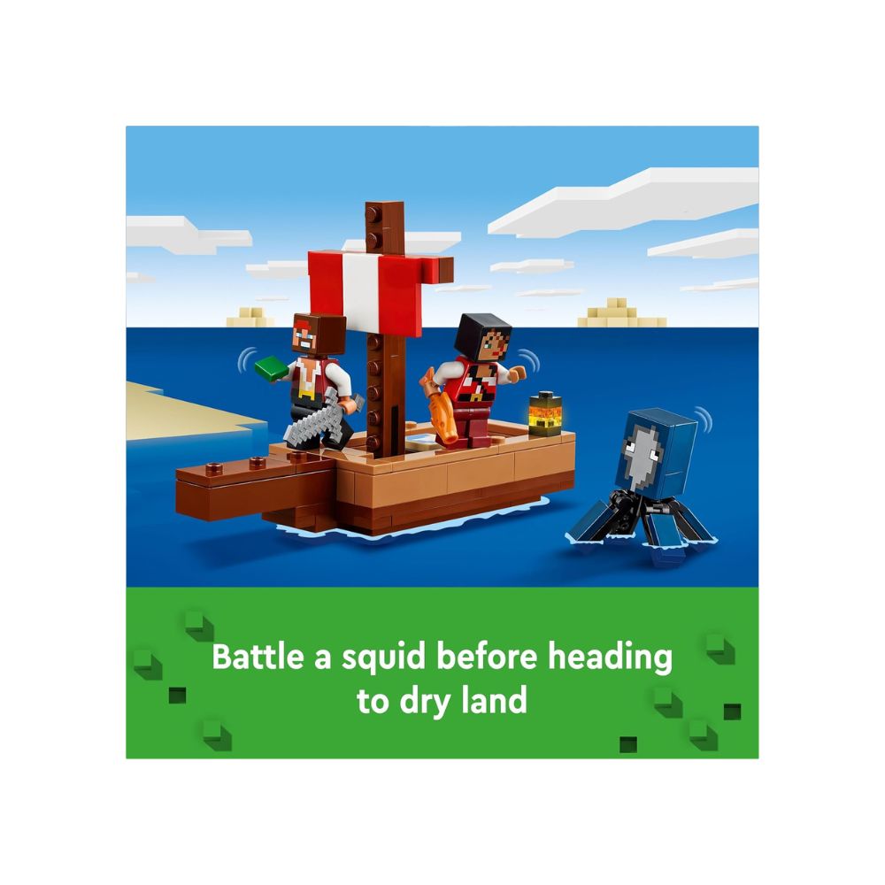 Lego Minecraft The Pirate Ship Voyage Boat