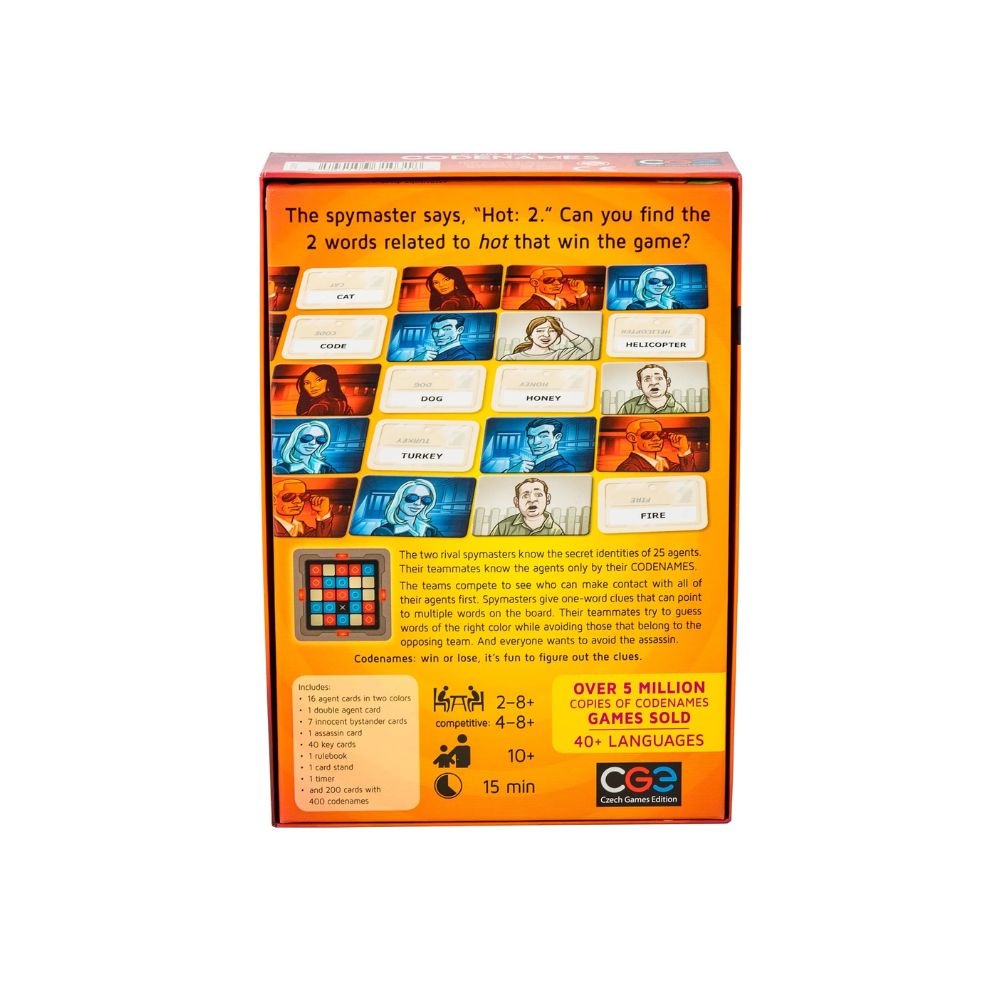 Codenames Party Word Board Game